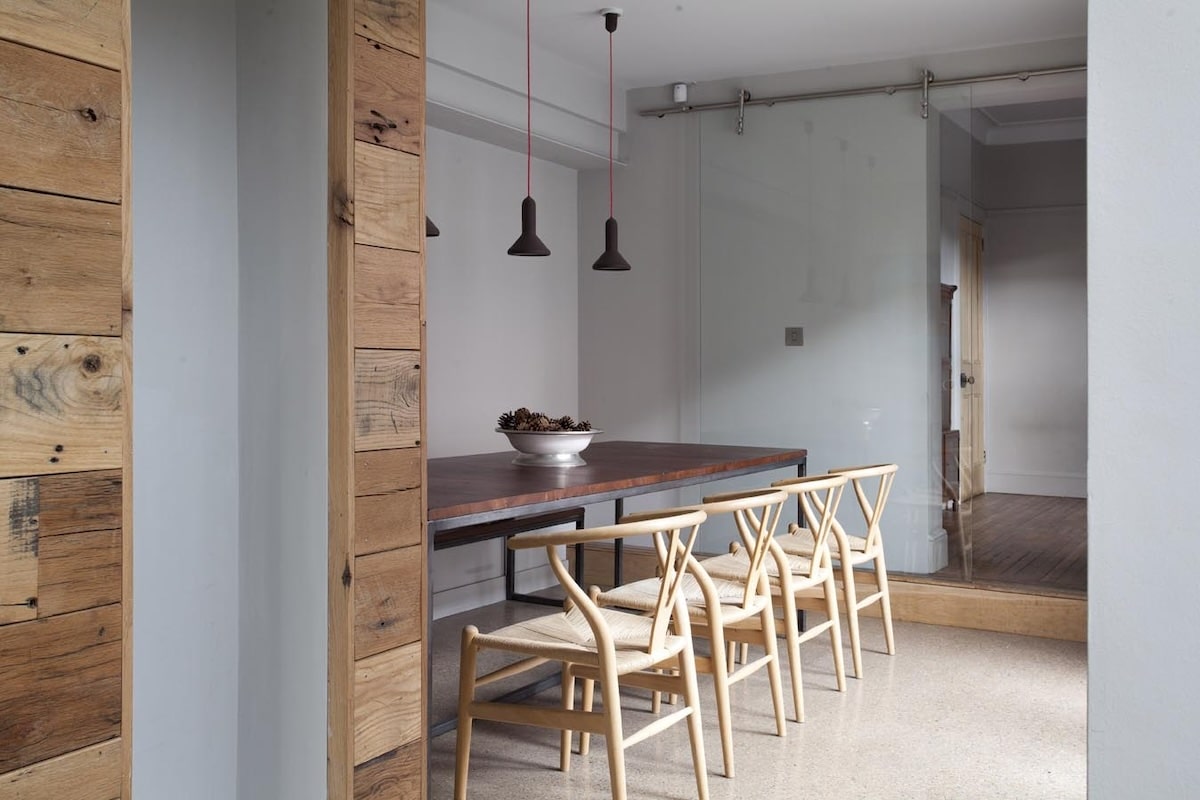 A kitchen as part of an extension in East Belfast