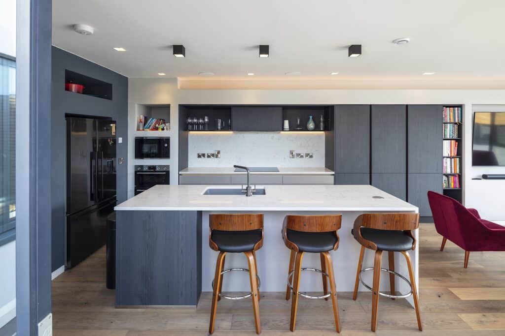 New kitchen in renovated period property