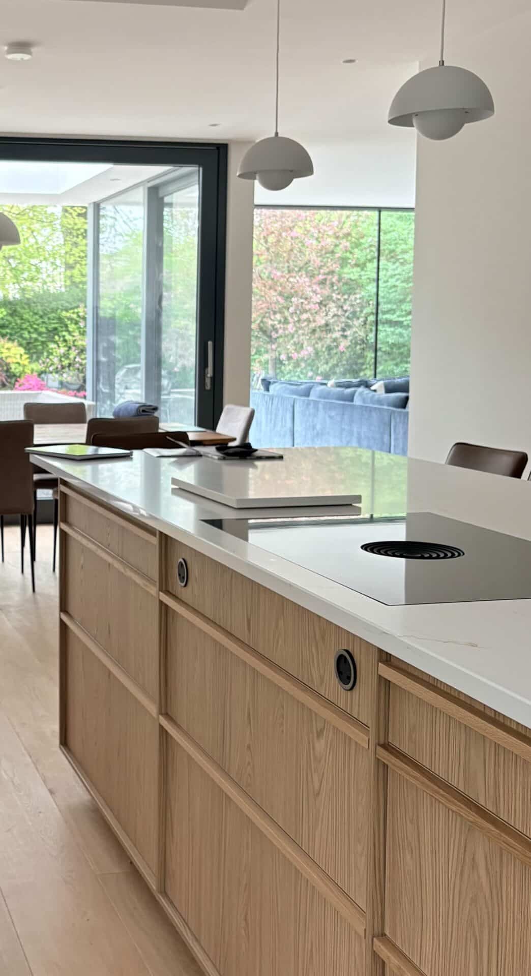 New kitchen in a modern extension